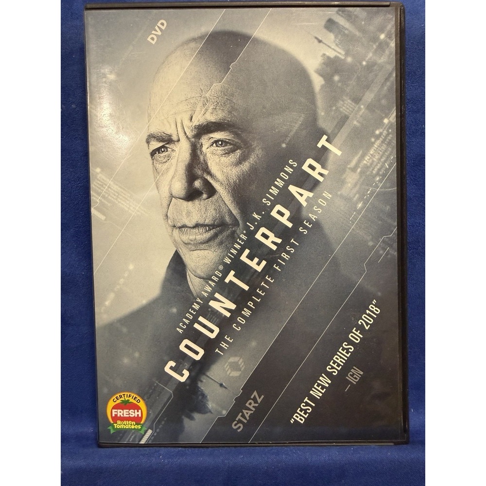 Counterpart: the Complete First Season (DVD, 2017) 3 Disc Set J.K. Simmons